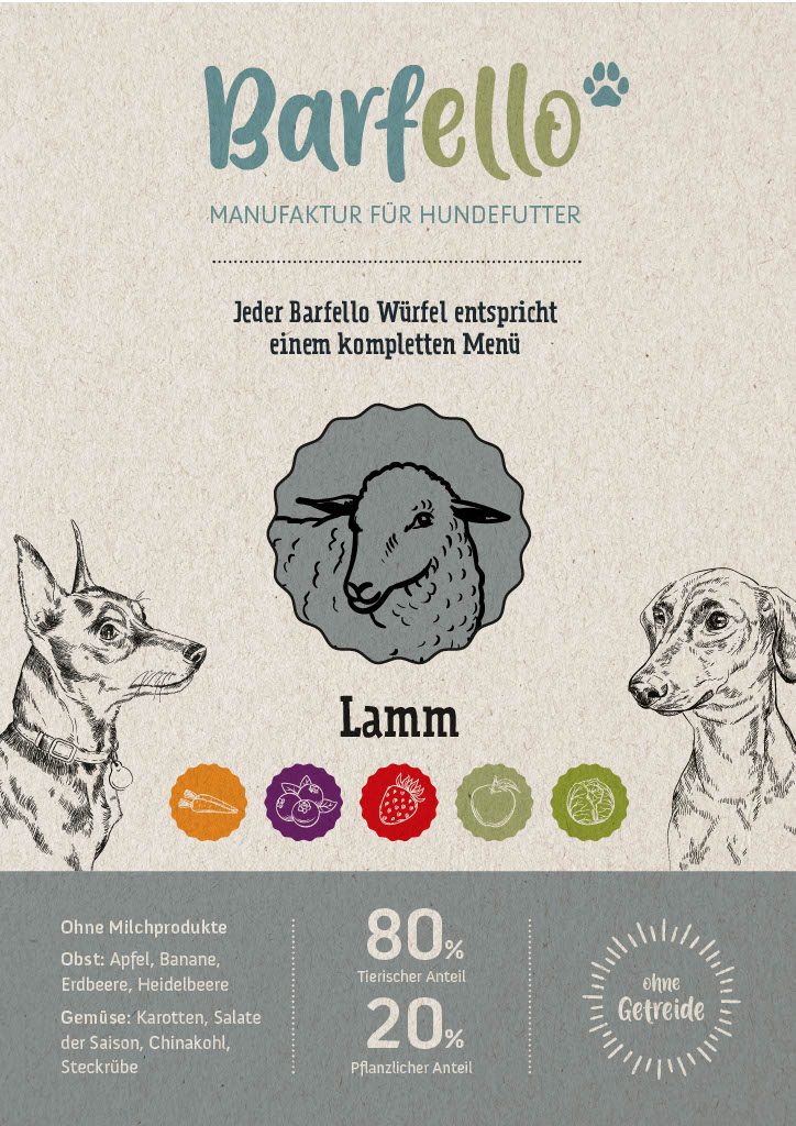 Lamm ohne Getreide, derzeit teils ohne Pansen