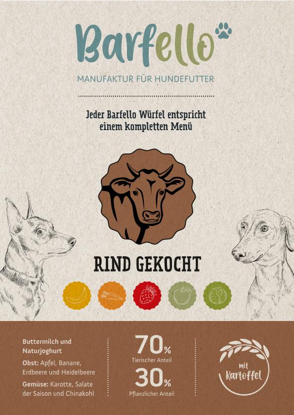 ! XXL Blöcke !  Gekochtes Rind mit Kartoffeln