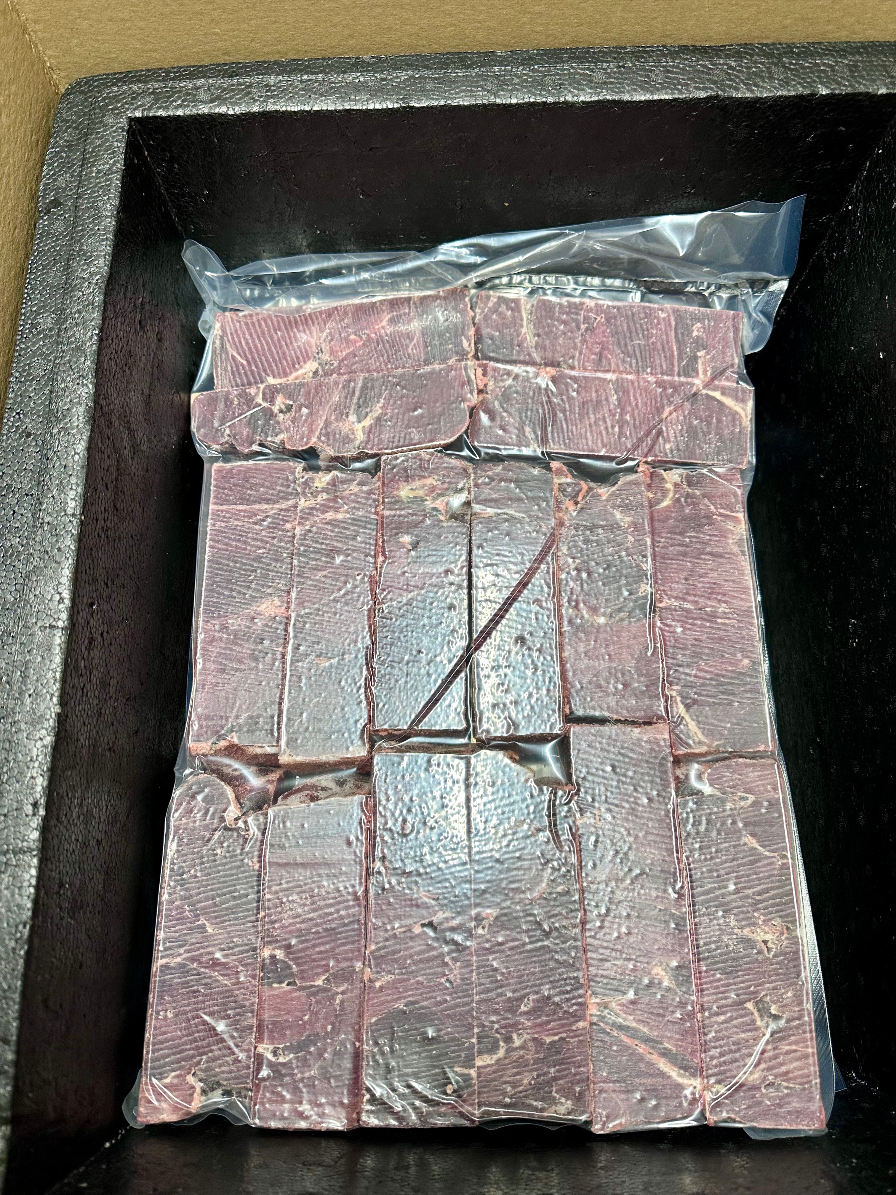 Känguru Muskelfleisch Sparpaket! 28kg (56 x ca. 500g Würfel) mager.