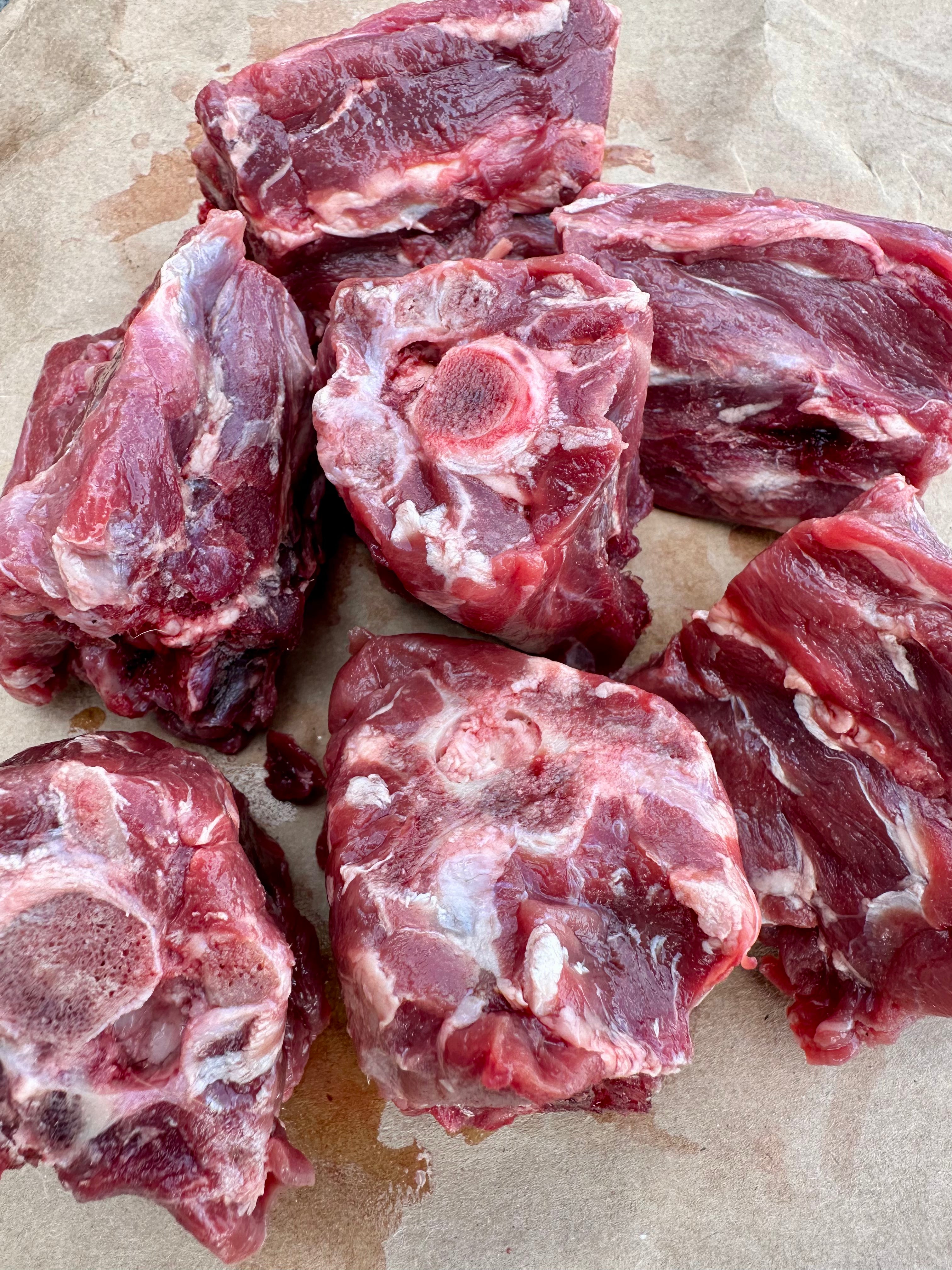 Reh Nackenknochen, Rehhals gesägt 1kg